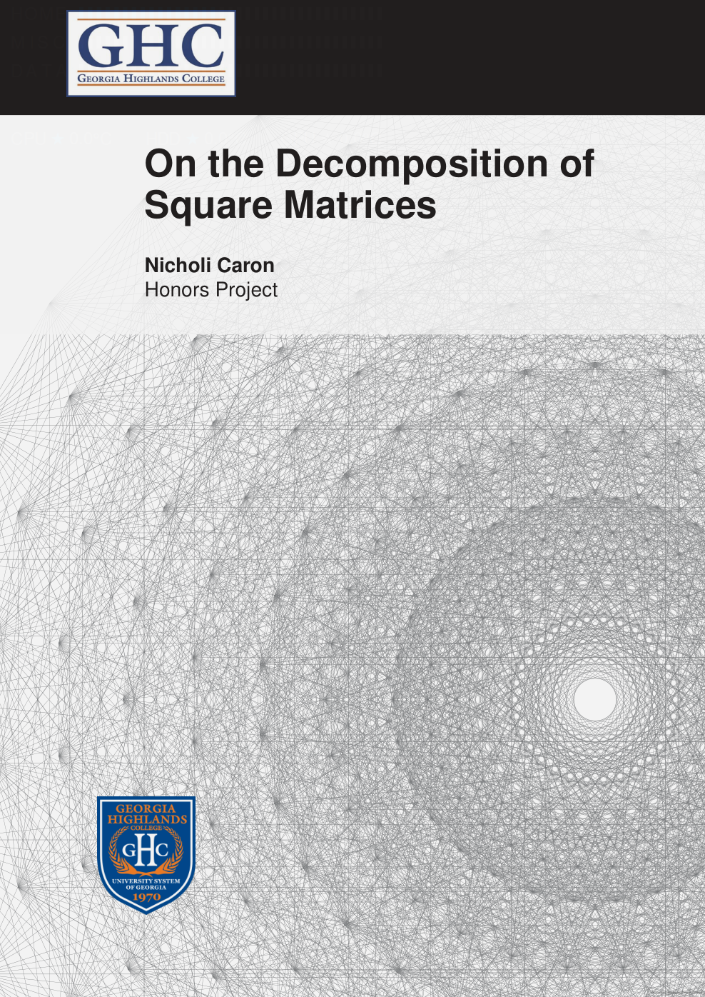 On the Decomposition of Square Matrices